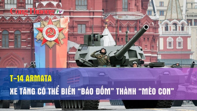 T-14 ARMATA - Xe tăng có thể biến "Báo đốm" thành "Mèo con"