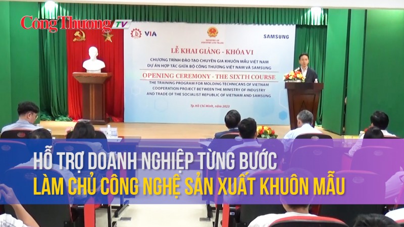 Hỗ trợ doanh nghiệp từng bước làm chủ công nghệ sản xuất khuôn mẫu