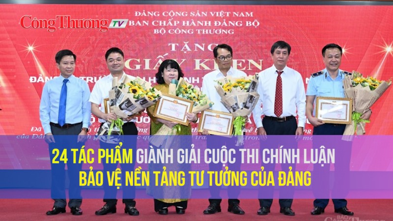 24 tác phẩm giành giải Cuộc thi chính luận Bảo vệ nền tảng tư tưởng của Đảng