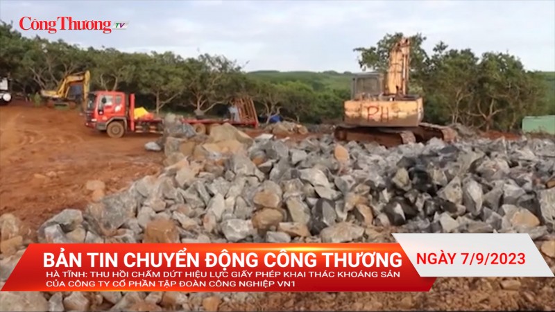Hà Tĩnh:Thu hồi giấy phép khai thác khoáng sản của Công ty Cổ phần Tập đoàn công nghiệp VN1