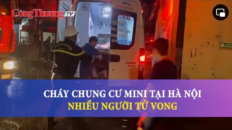 Cháy chung cư mini ở Hà Nội, nhiều người tử vong