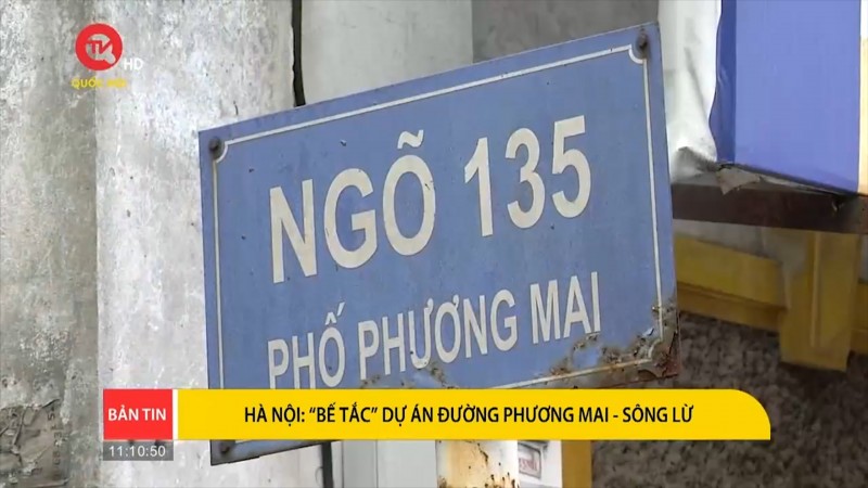 Hà Nội: “Bế tắc” dự án đường Phương Mai - sông Lừ