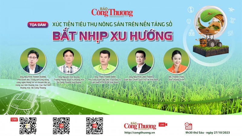 Tọa đàm "Xúc tiến tiêu thụ nông sản trên nền tảng số: Bắt nhịp xu hướng"