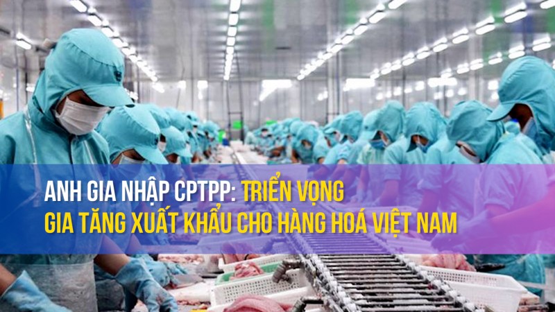Anh gia nhập CPTPP: Triển vọng gia tăng xuất khẩu cho hàng hoá Việt Nam