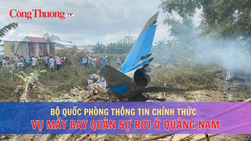 Bộ Quốc phòng thông tin về vụ máy bay quân sự rơi ở Quảng Nam