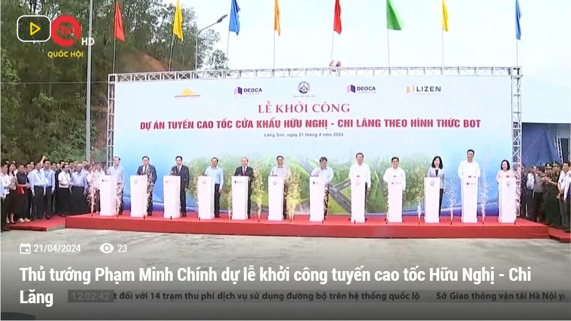 Thủ tướng Phạm Minh Chính dự lễ khởi công tuyến cao tốc Hữu Nghị - Chi Lăng