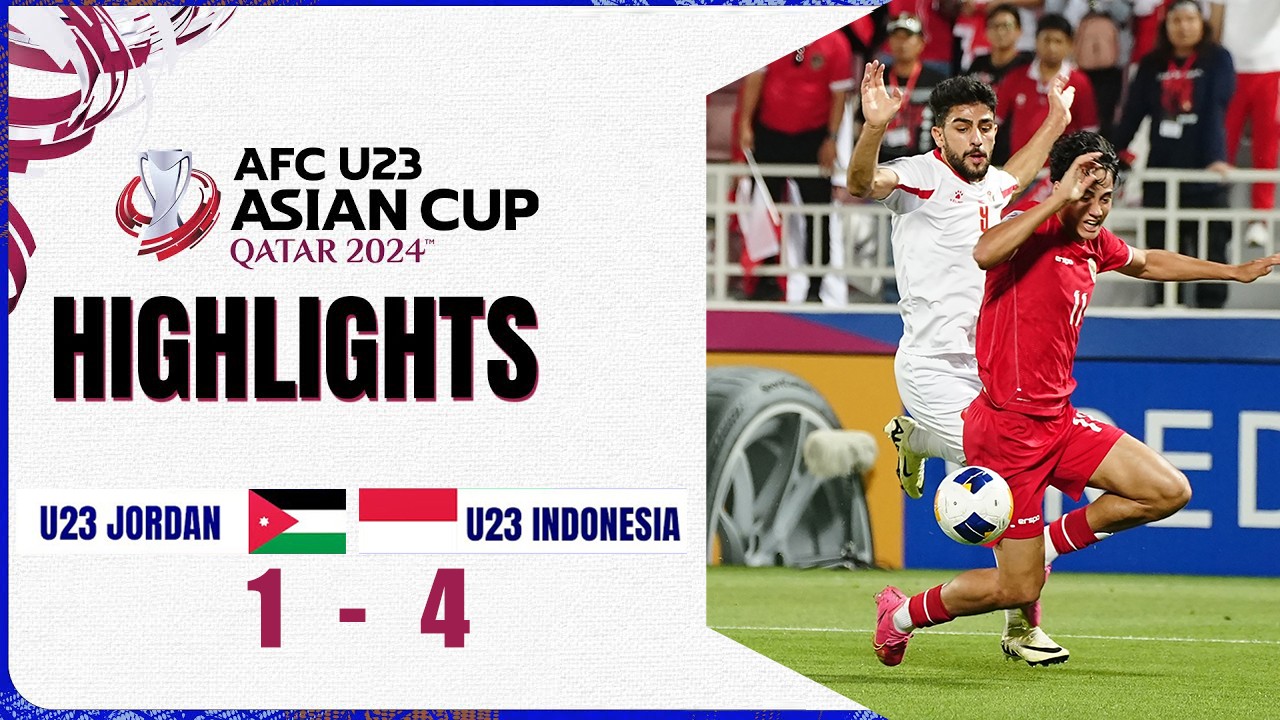 Highlights U23 Jordan và U23 Indonesia: U23 Indonesia vào tứ kết U23 châu Á 2024