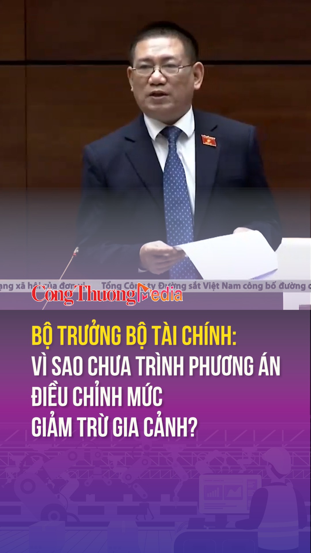 Bộ trưởng Bộ Tài chính: Vì sao chưa trình phương án điều chỉnh mức giảm trừ gia cảnh?