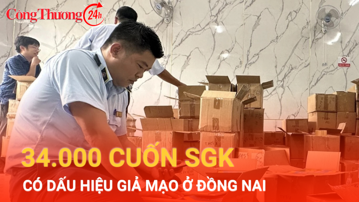 Phát hiện gần 34.000 cuốn sách giáo khoa có dấu hiệu giả mạo ở Đồng Nai