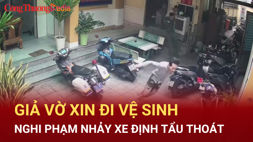 Giả vờ xin đi vệ sinh, nghi phạm nhảy xe định tẩu thoát