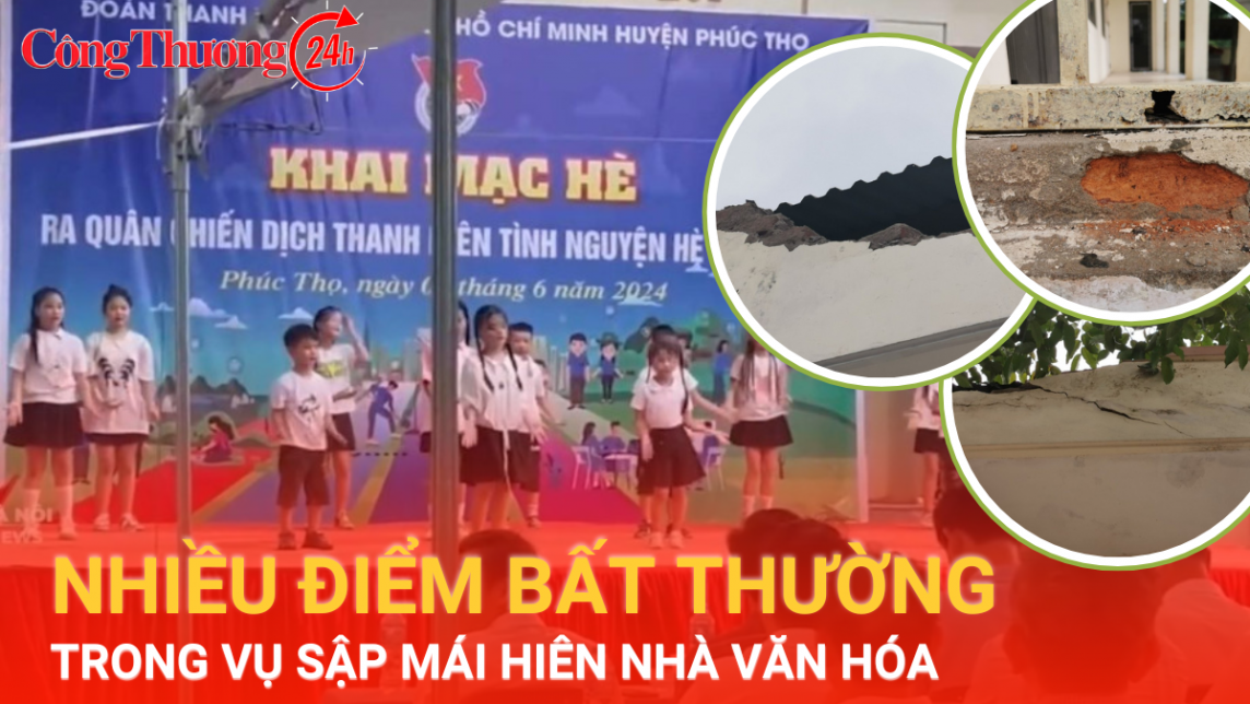 Nhiều điểm bất thường trong vụ sập mái hiên nhà văn hóa khiến 6 học sinh Hà Nội nhập viện