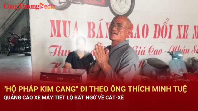 "Hộ pháp Kim Cang" đi theo ông Thích Minh Tuệ quảng cáo xe máy: Tiết lộ bất ngờ về cát-xê