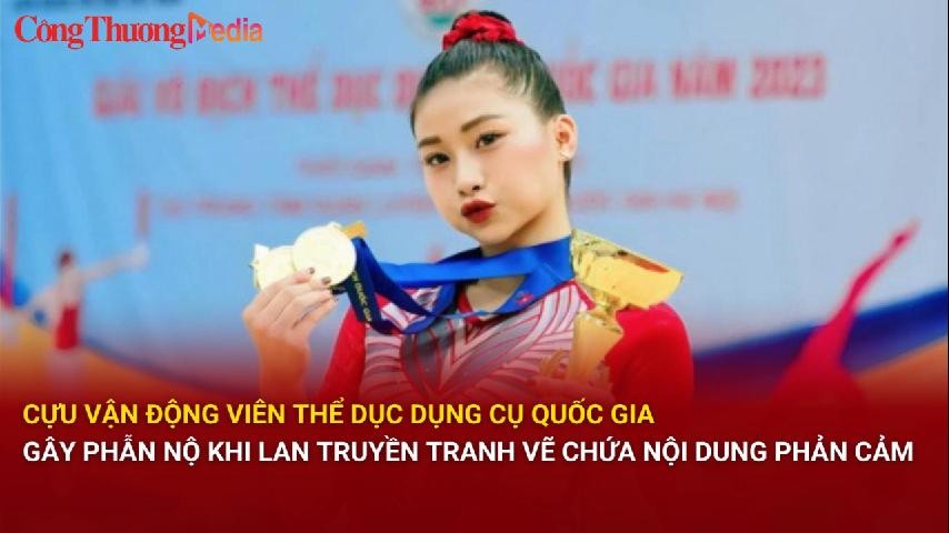 Cựu VĐV Thể dục dụng cụ Quốc gia gây phẫn nộ khi lan truyền tranh vẽ chứa nội dung phản cảm