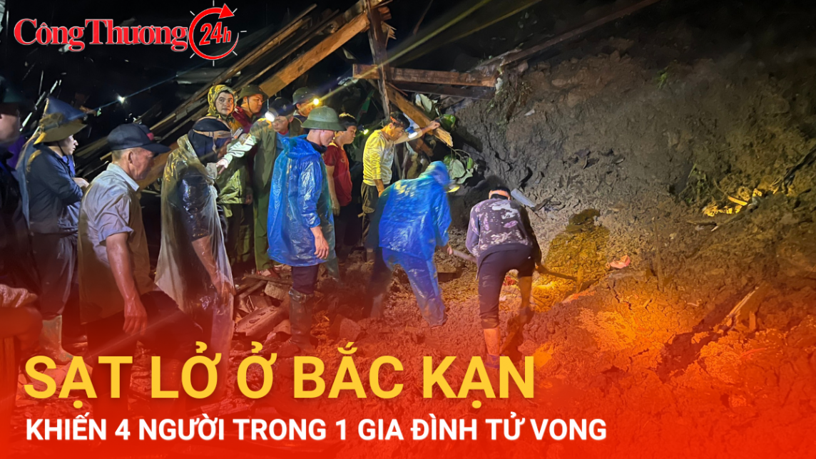 Sạt lở ở Bắc Kạn khiến 4 người trong một gia đình tử vong