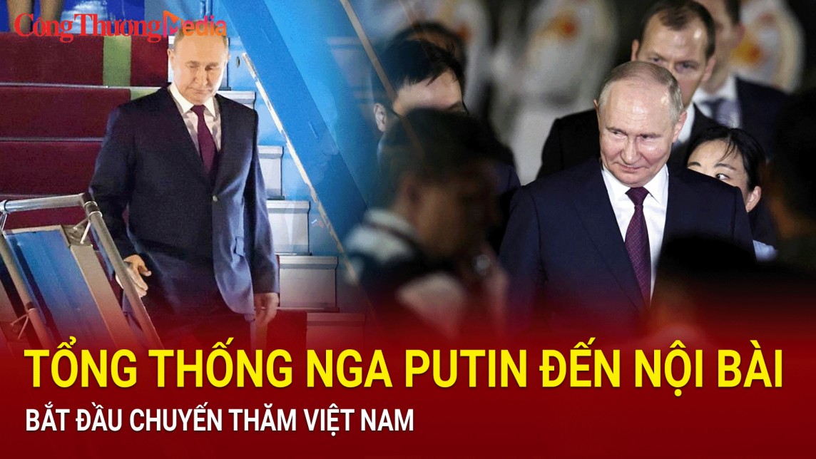Hình ảnh đầu tiên Tổng thống Nga Putin đến thăm Việt Nam
