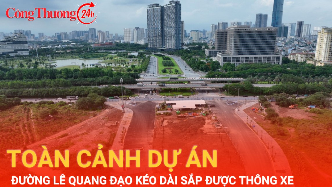 Toàn cảnh Dự án đường Lê Quang Đạo kéo dài sắp được thông xe