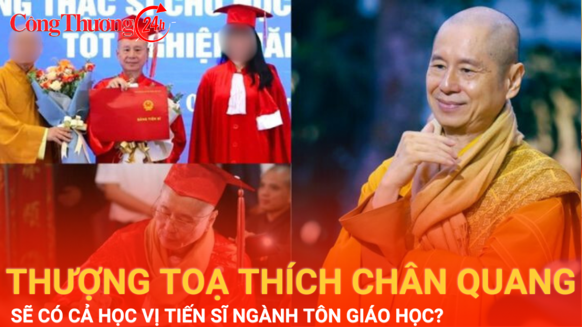 Xôn xao tin Thượng tọa Thích Chân Quang đang làm nghiên cứu sinh để lấy bằng tiến sĩ thứ 2