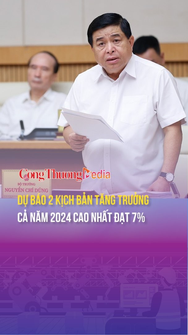 Dự báo 2 kịch bản tăng trưởng, cả năm 2024 cao nhất đạt 7%