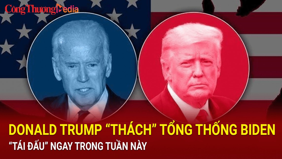 Donald Trump “thách” Tổng thống Biden “tái đấu” ngay trong tuần này