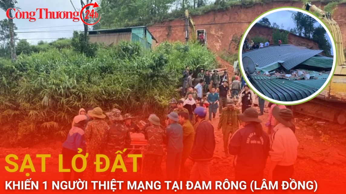 Sạt lở đất khiến 1 người thiệt mạng tại Đam Rông (Lâm Đồng)