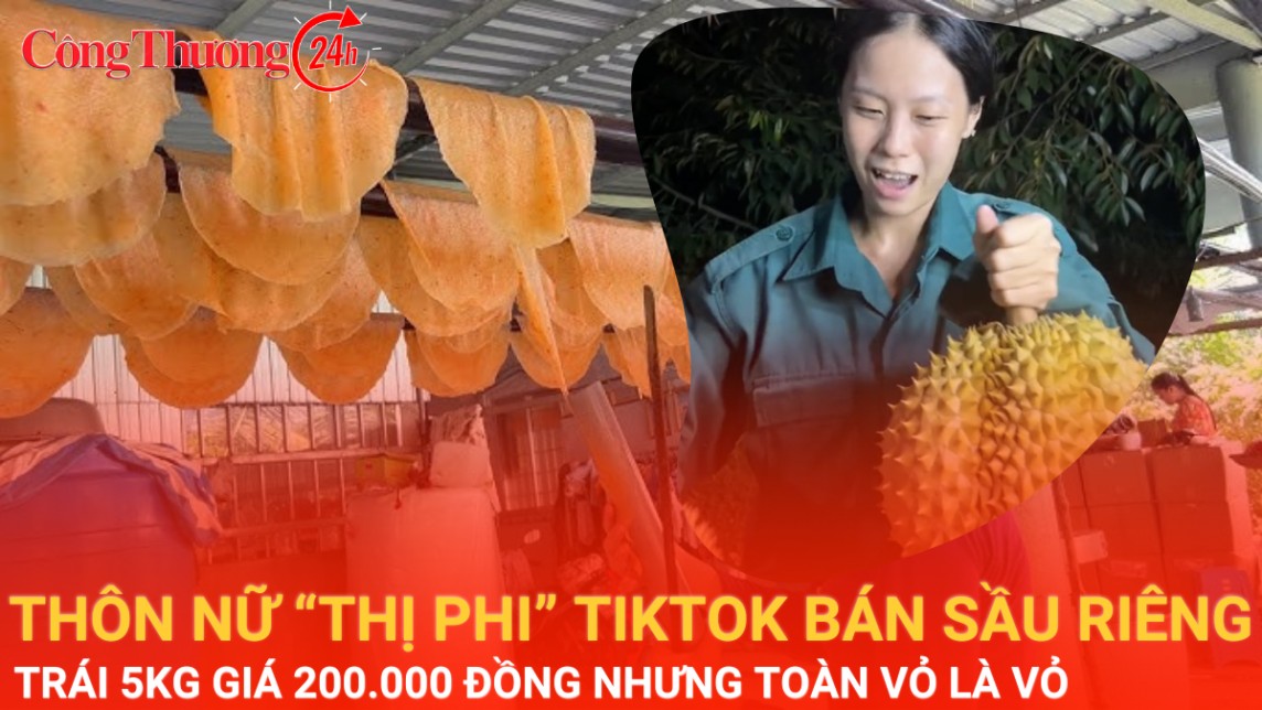 "Thôn nữ" thị phi TikTok bán sầu riêng, trái 5kg giá 200k nhưng toàn vỏ