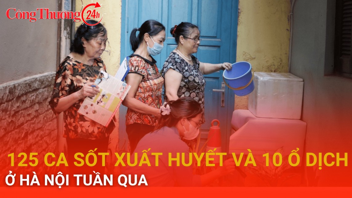 Hà Nội: Thêm 125 ca sốt xuất huyết và 10 ổ dịch trong tuần qua