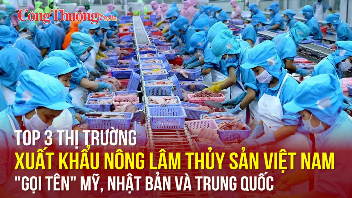 Top 3 thị trường xuất khẩu nông lâm thủy sản Việt Nam "gọi tên" Mỹ, Nhật Bản và Trung Quốc