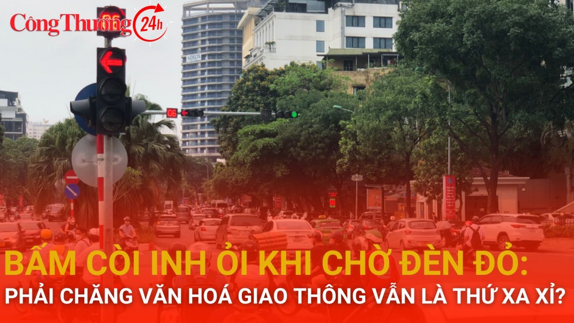 Bấm còi inh ỏi khi chờ đèn đỏ: Phải chăng văn hóa giao thông vẫn là thứ xa xỉ?