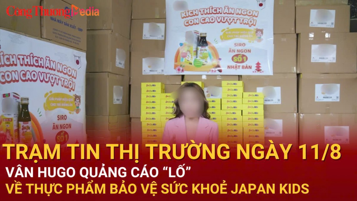 Vân Hugo quảng cáo “lố” về Thực phẩm bảo vệ sức khỏe Japa Kids