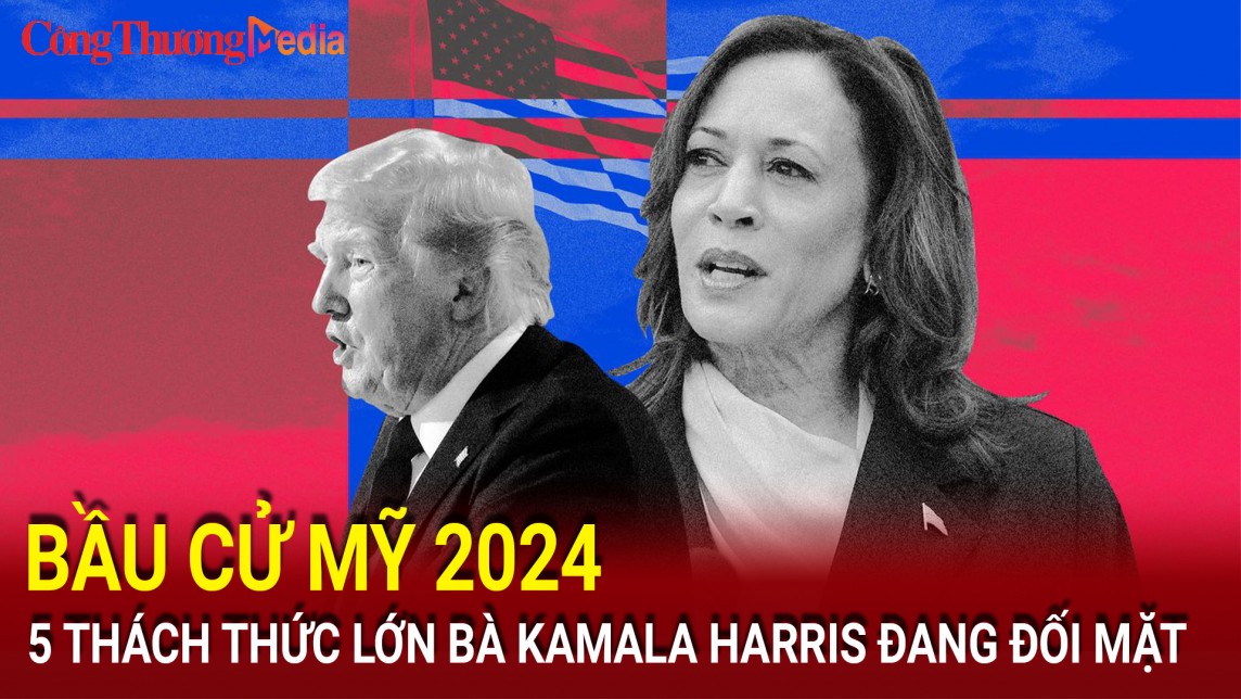 Bầu cử Mỹ 2024: 5 thách thức lớn bà Kamala Harris đối mặt là gì?