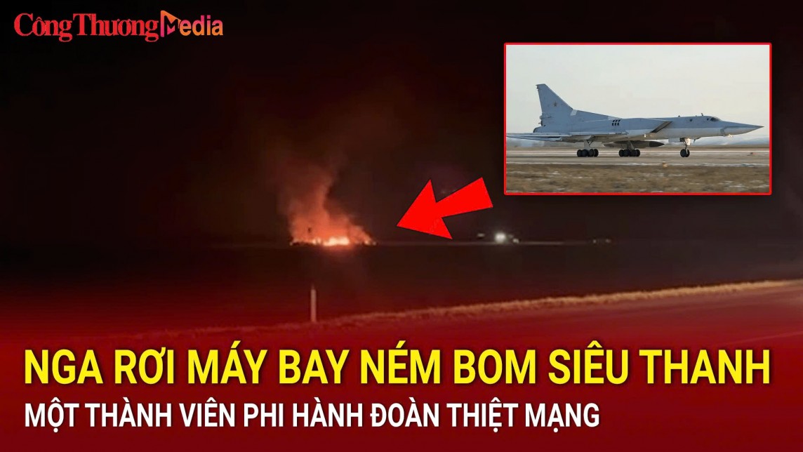 Nga: Máy bay ném bom Tupolev Tu-22M3 rơi ở Siberia, một thành viên phi hành đoàn thiệt mạng