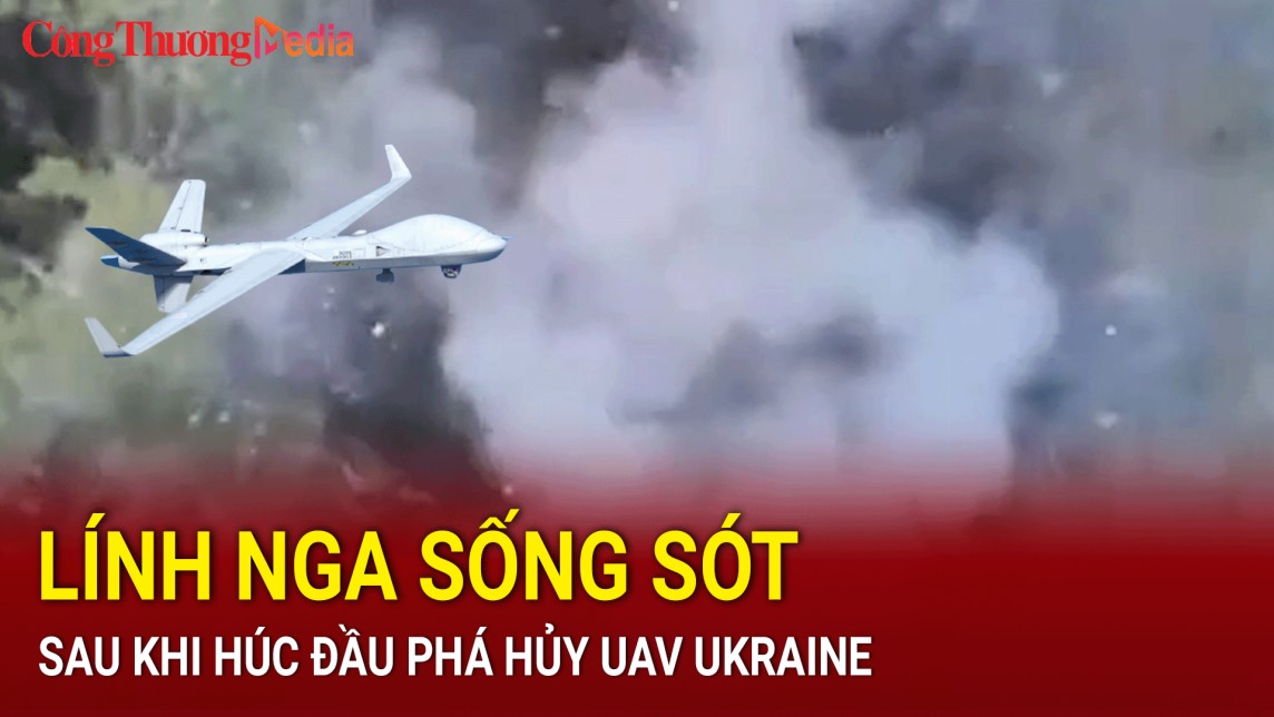 Lính Nga sống sót sau khi húc đầu phá hủy UAV Ukraine