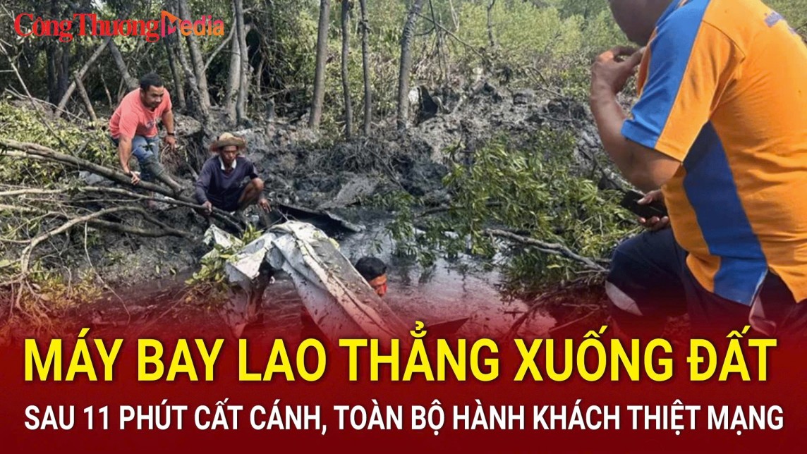 Thái Lan: Máy bay rơi sau 11 phút cất cánh, 9 người thiệt mạng