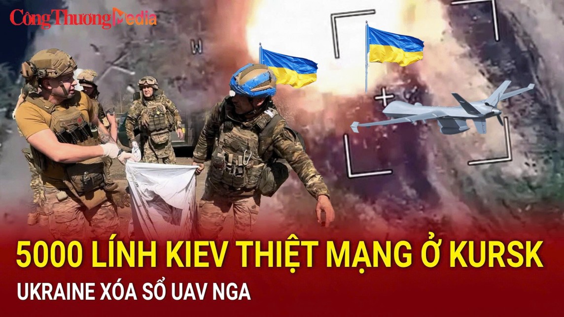 Chiến sự Nga-Ukraine sáng 28/8: 5000 lính Kiev thiệt mạng ở Kursk; Ukraine xóa sổ UAV Nga