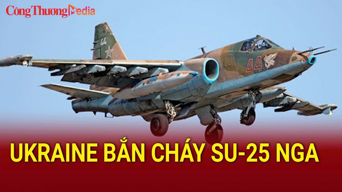 Ukraine bắn cháy Su-25 Nga