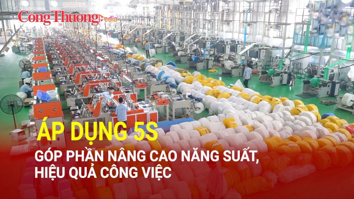 Áp dụng 5S góp phần nâng cao năng suất, hiệu quả công việc