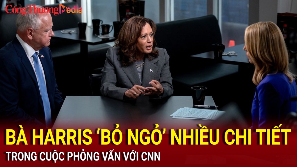 Bầu cử Mỹ 2024: Bà Harris ‘bỏ ngỏ’ nhiều chi tiết trong cuộc phỏng vấn với CNN