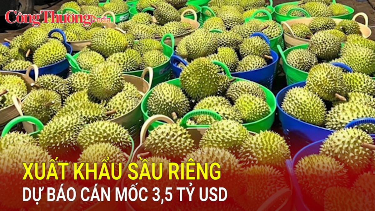 Xuất khẩu sầu riêng dự báo cán mốc 3,5 tỷ USD