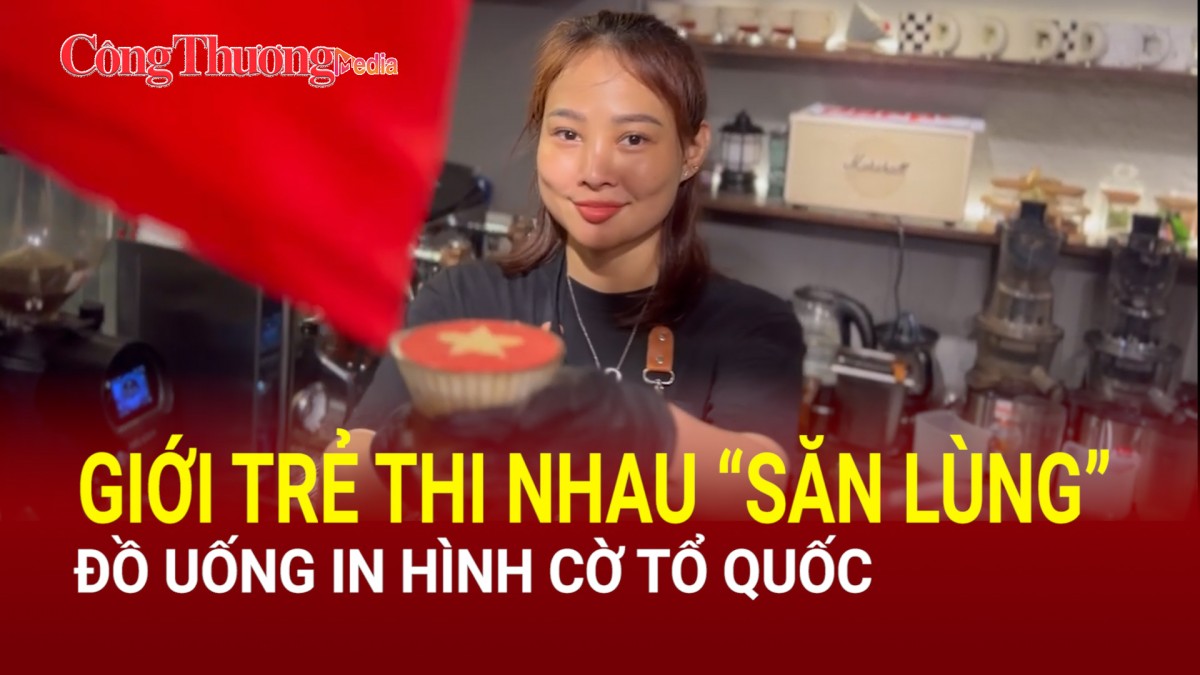 Giới trẻ thi nhau “săn lùng” đồ uống in hình cờ Tổ Quốc