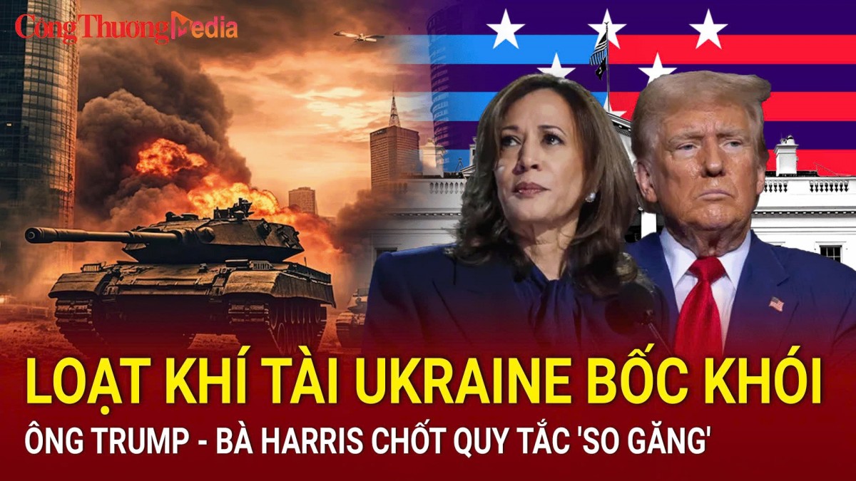 Điểm tin nóng thế giới ngày 5/9: Loạt khí tài Ukraine bốc khói; ông Trump-bà Harris chốt quy tắc 'so găng'