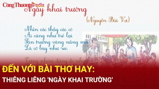 Đến với bài thơ hay: Thiêng liêng 'Ngày khai trường'