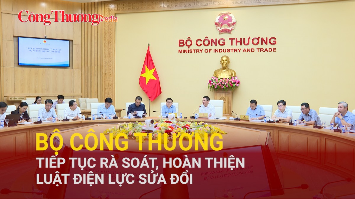 Bộ trưởng Nguyễn Hồng Diên chủ trì họp Ban soạn thảo Luật Điện lực sửa đổi