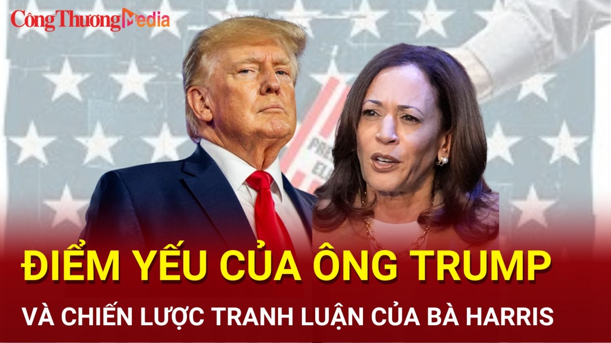 Bầu cử Mỹ 2024: Điểm yếu của ông Trump và chiến lược tranh luận sắc bén của bà Harris