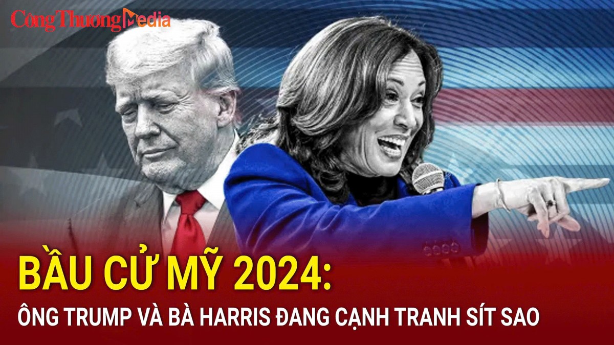 Bầu cử Mỹ 2024: Ông Trump và bà Harris đang cạnh tranh sít sao