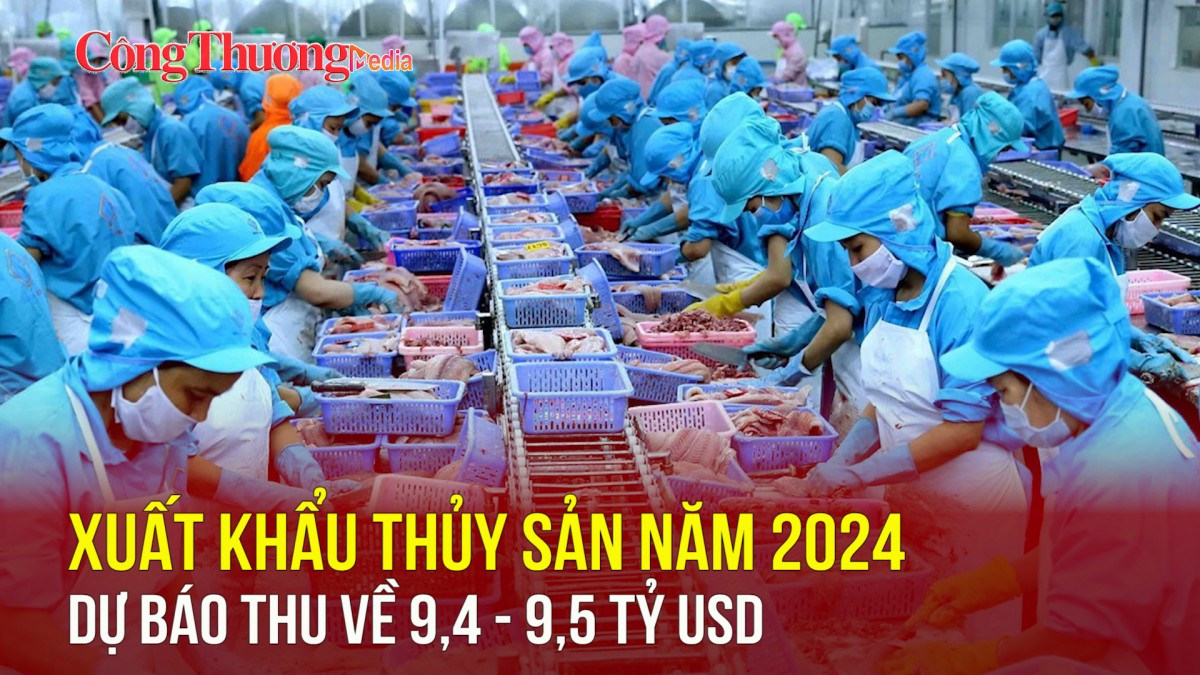 Xuất khẩu thủy sản năm 2024 dự báo thu về 9,4 - 9,5 tỷ USD