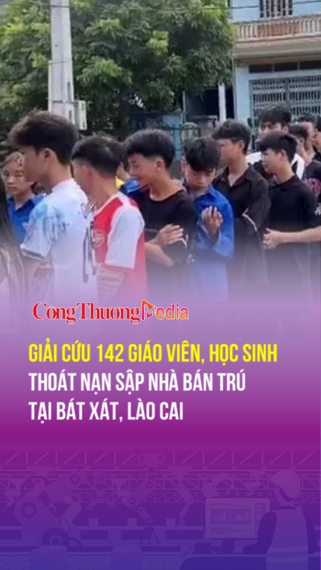 Giải cứu 142 giáo viên, học sinh thoát nạn sập nhà bán trú tại Bát Xát, Lào Cai