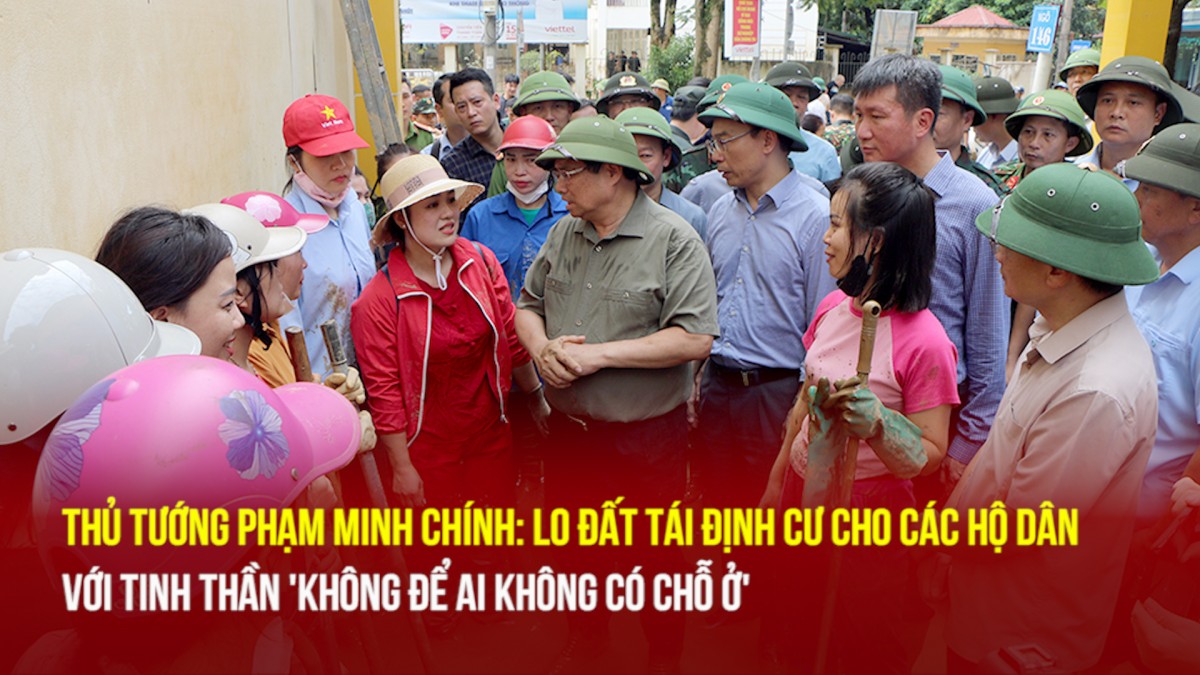 Thủ tướng: Lo đất tái định cư cho các hộ dân với tinh thần 'không để ai không có chỗ ở'