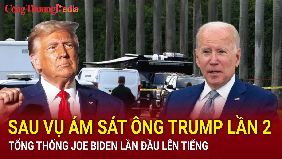 Sau vụ ám sát ông Trump lần 2, Tổng thống Joe Biden lần đầu lên tiếng