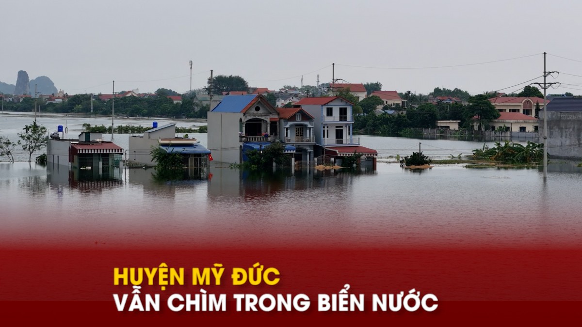 Mỹ Đức, Hà Nội: 2000 hộ dân sống trong cảnh thiếu điện vì ngập sâu