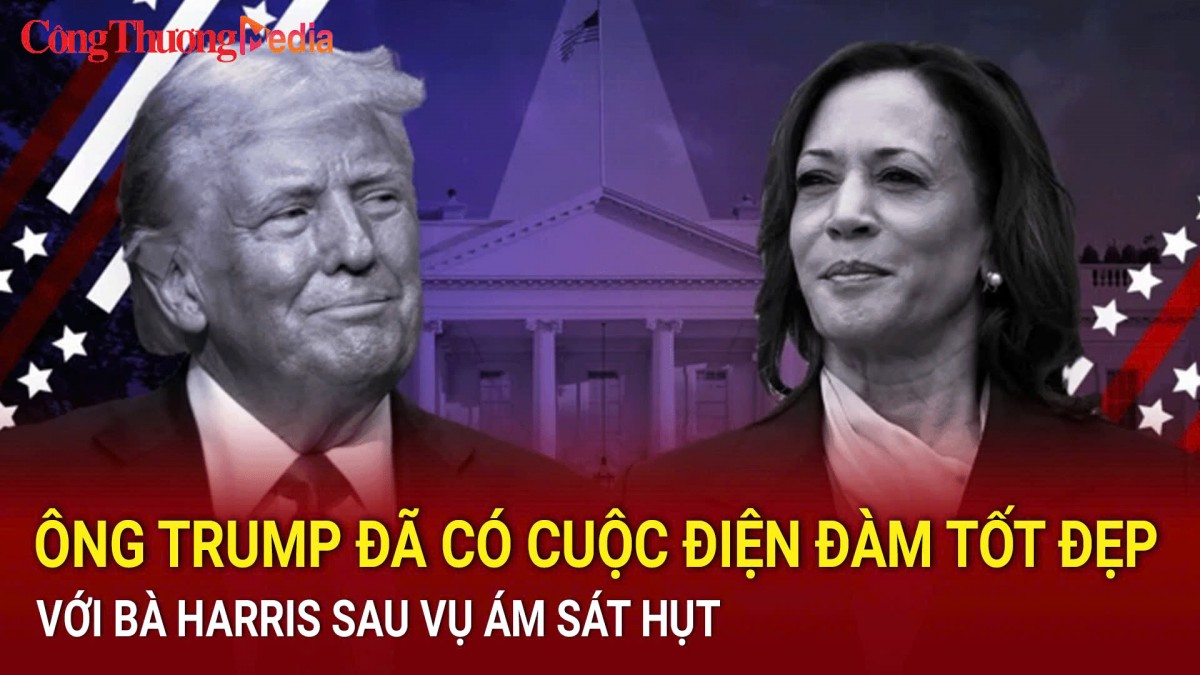 Ông Trump đã có cuộc điện đàm tốt đẹp với bà Harris sau vụ ám sát hụt